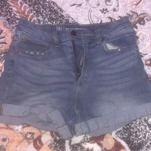 No Boundaries Women's Classic Blue Jean Shorts